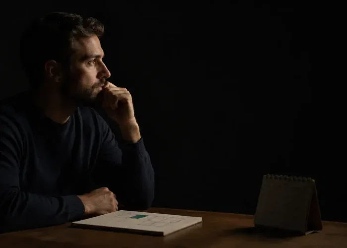 Donkere editorial foto van een doorlooptijd-planning, Wad Up huisstijl