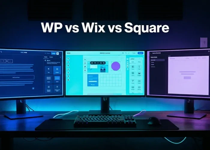 WordPress, Wix en Squarespace vergeleken voor een zakelijke website